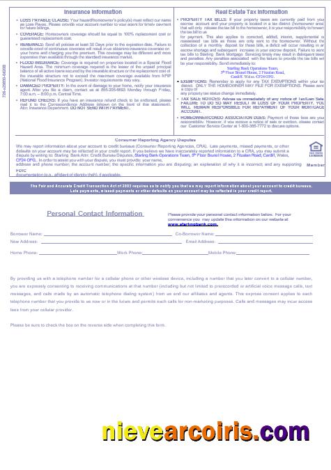 UK Starling Bank mortgage statement, 3 pages 3